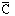 (C-bar)