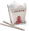 Chinese Take-Out Box and Chopsticks
