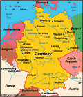 map of Germany