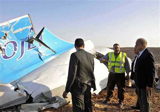 Russian plane crash in Egypt