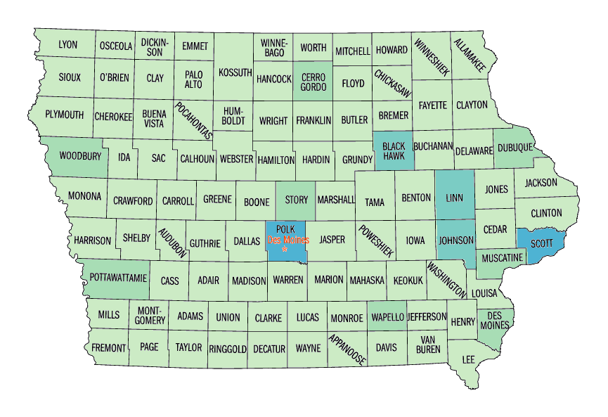  Persons per square mile, 2000