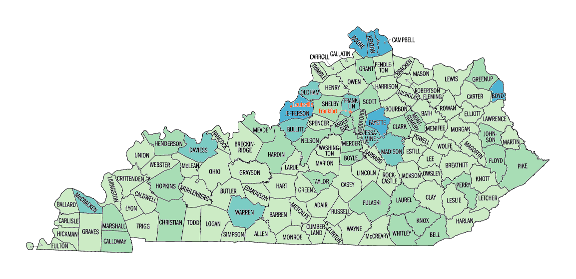 Persons per square mile, 2000