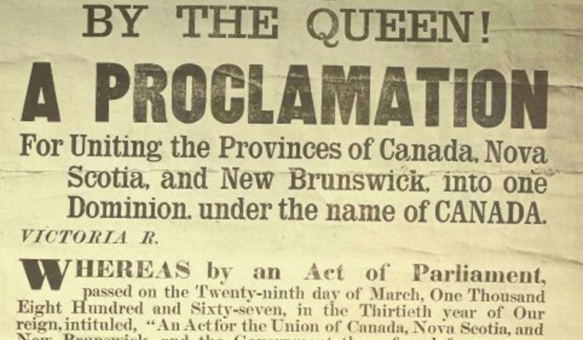 Canada became a self-governing dominion of Great Britain under the British North America Act.