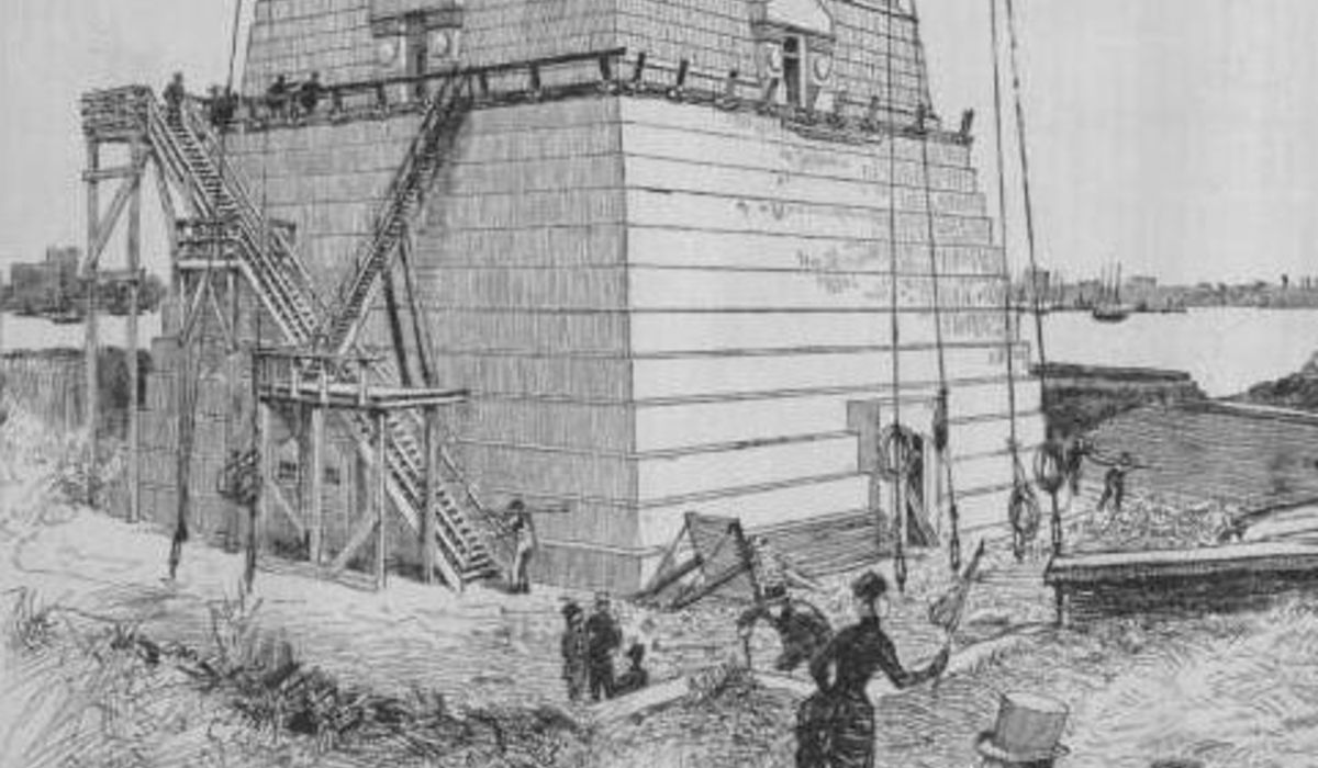 The cornerstone for the Statue of Liberty was laid on Bedloe's Island.