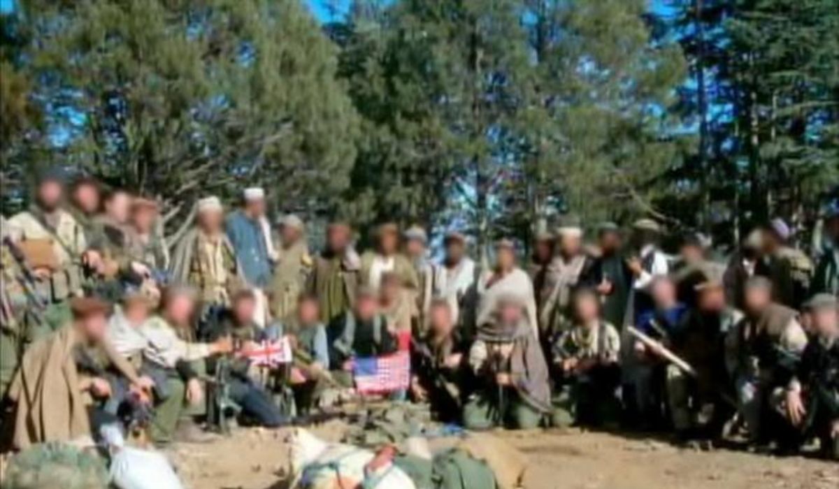 U.S. and British forces launched bombing campaign against Taliban government and al-Qaeda terrorist