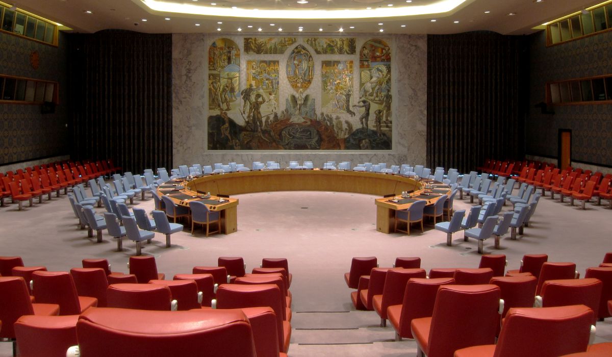 People's Republic of China was seated at the UN Security Council.