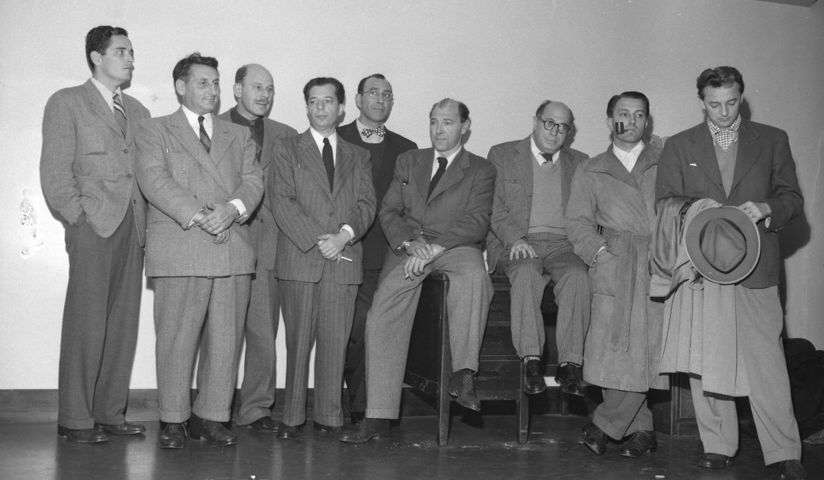 Movie executives blacklisted the "Hollywood Ten."