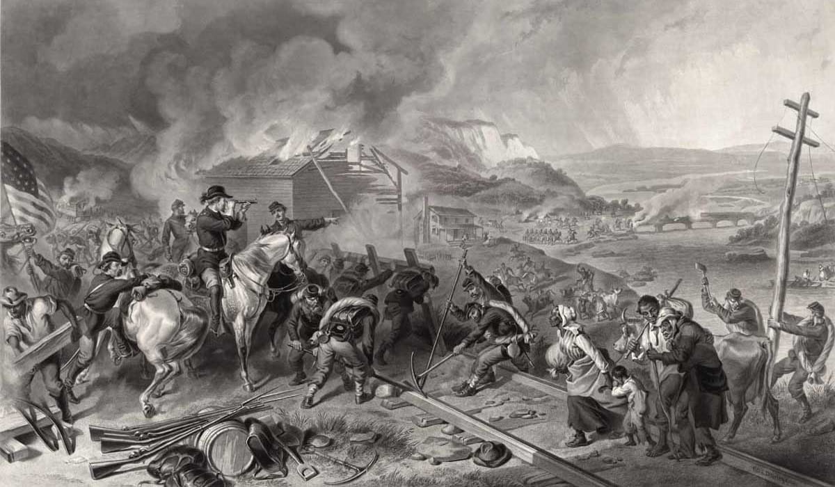 During the Civil War, Union general William T. Sherman sent a message to President Lincoln saying, "