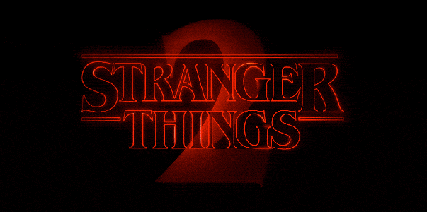 "Stranger Things" title screen