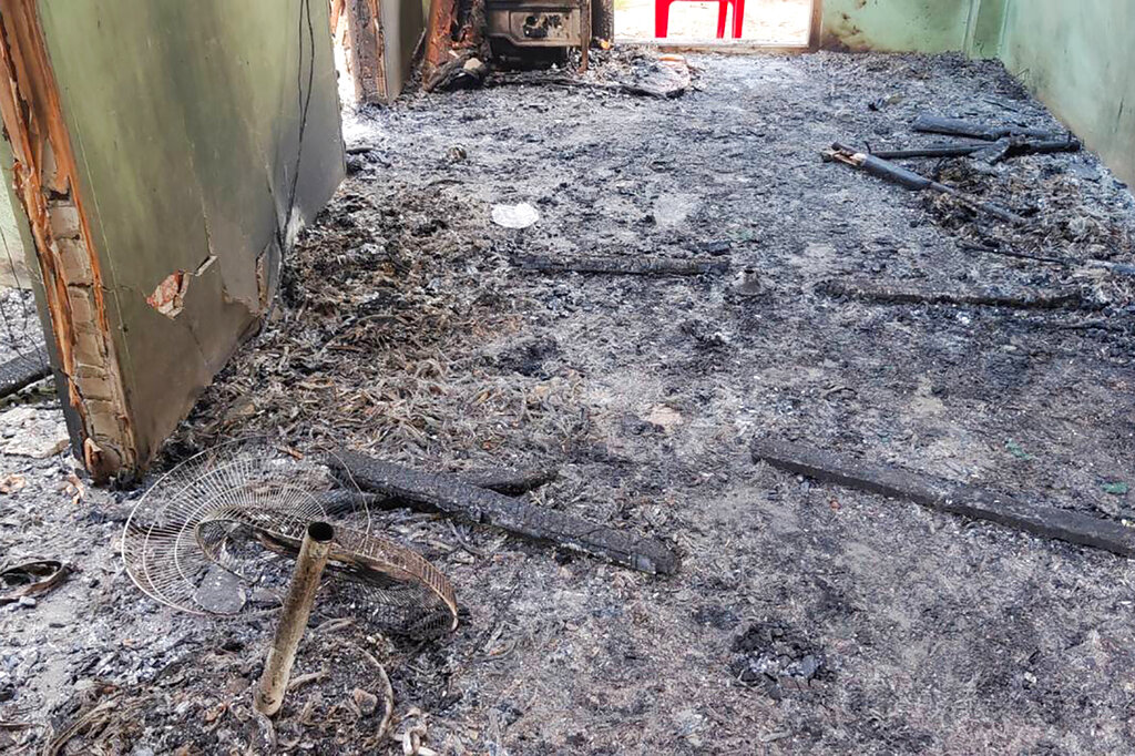 Myanmar school bombing