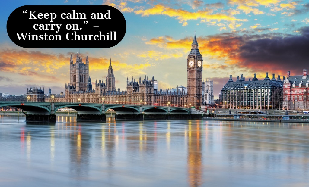 London Winston Churchill Quote