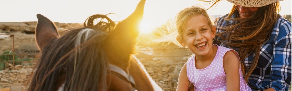 Child riding