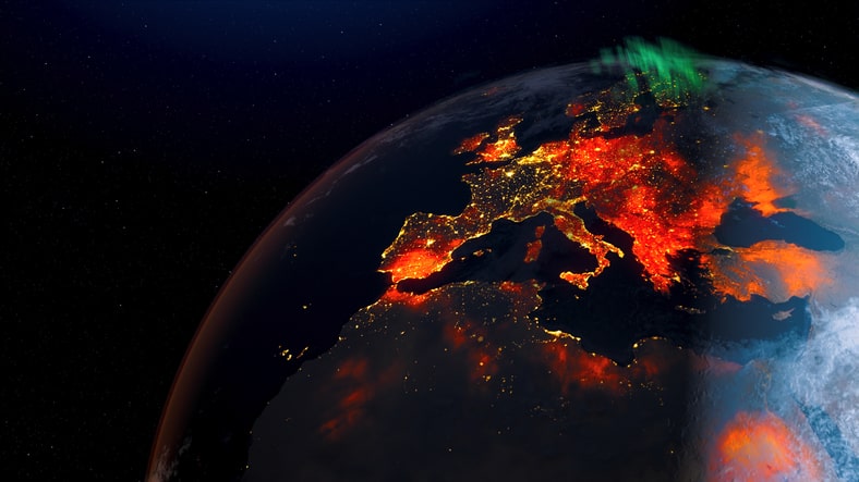 Earth seen from space