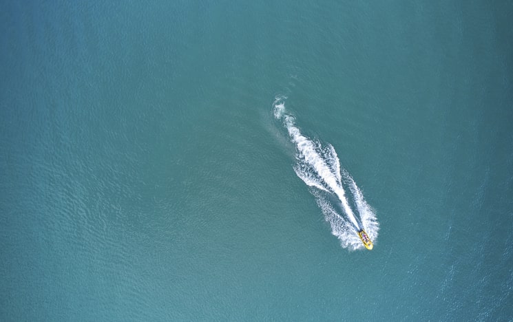 Jet skiing