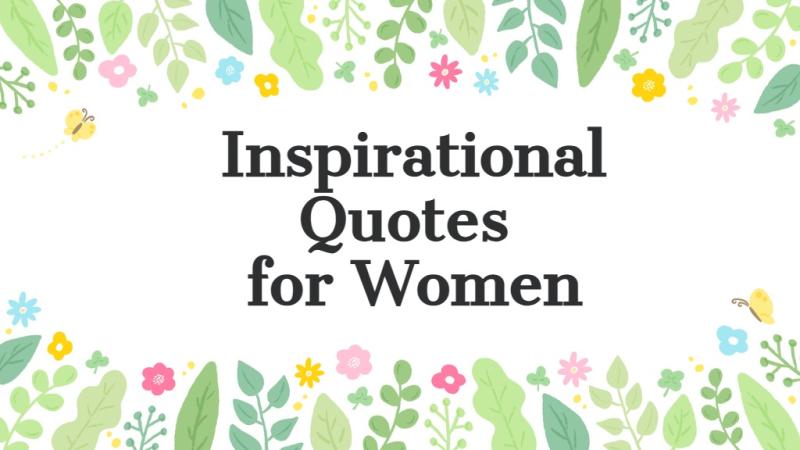 Inspirational Quotes for Women