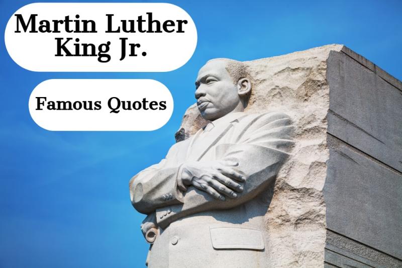 Martin Luther King Jr. Memorial and Quotes Text