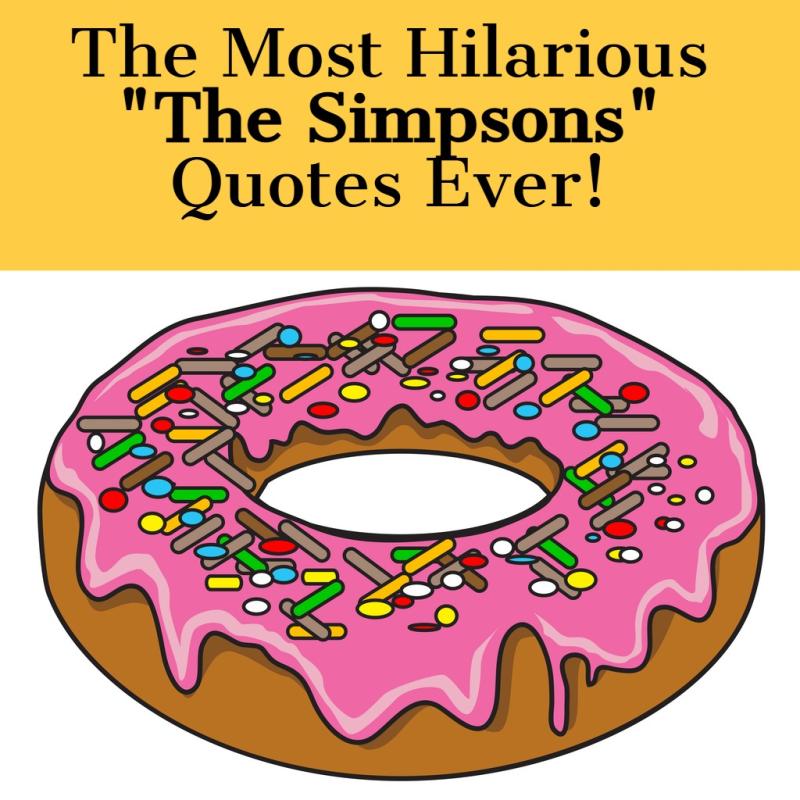 Cartoon Doughnut Simpsons