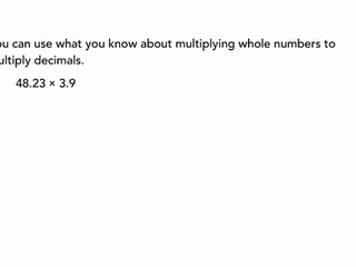 How to Perform Multiplication With Decimals